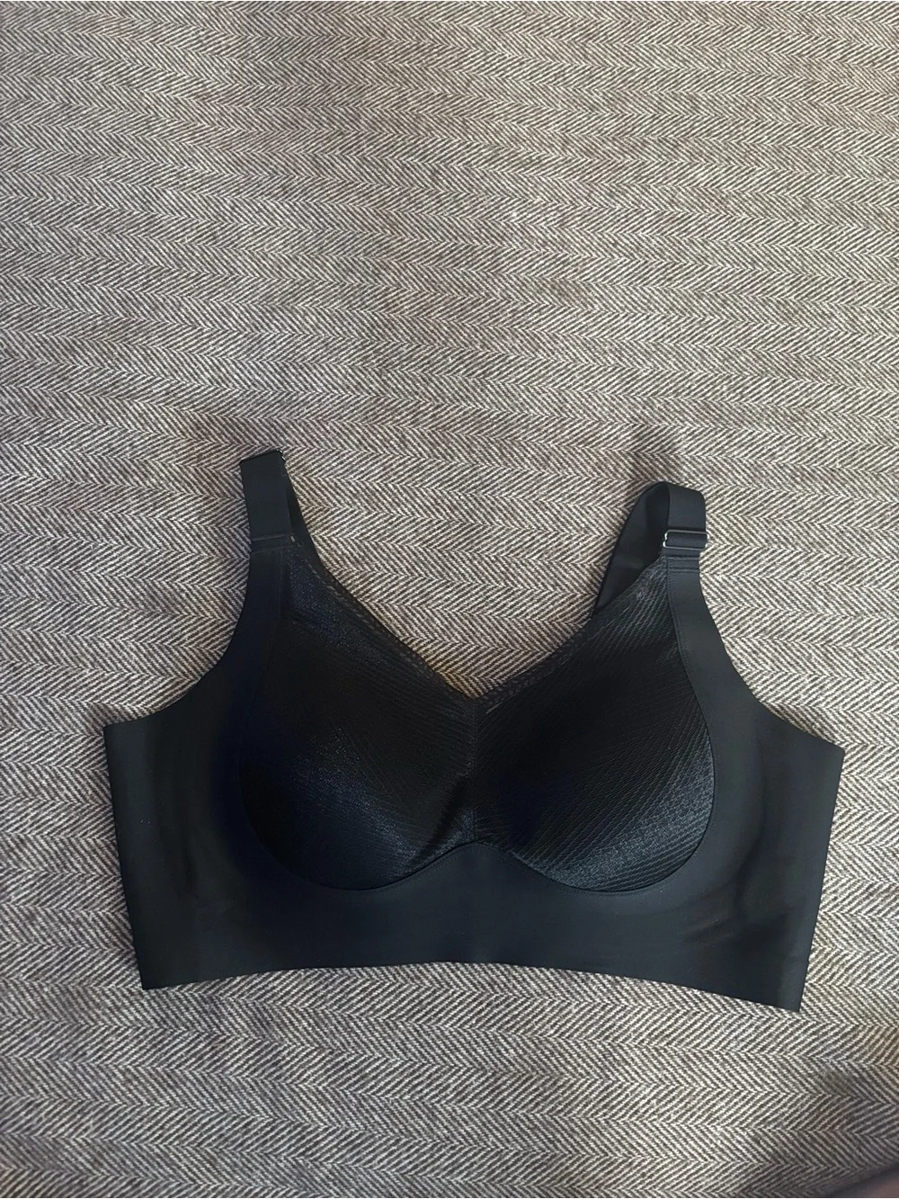 Forlest Thea Mesh Wireless Bra Black Size 4XL IDG904 NWT